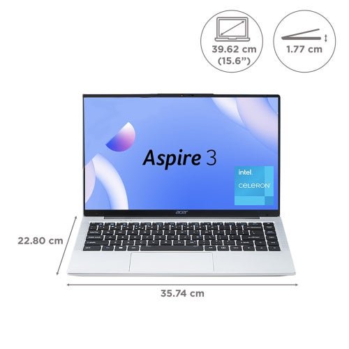 Best Seller Compare solar-share Share Acer Aspire 3 A325-45 Laptop (Intel Celeron N4500/ 8GB RAM/ 512GB SSD/ 15.6 inch (39.6 cm) Full HD LED Backlit Display/ Intel UHD Graphics/ Windows 11) UN.344SI.007 - Image 3