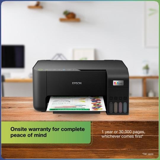 Epson L3250 Inktank Multi-function Colour Wi-Fi Printer, speed up to 10 PPM (Black) & 5 PPM (Colour) - Image 7
