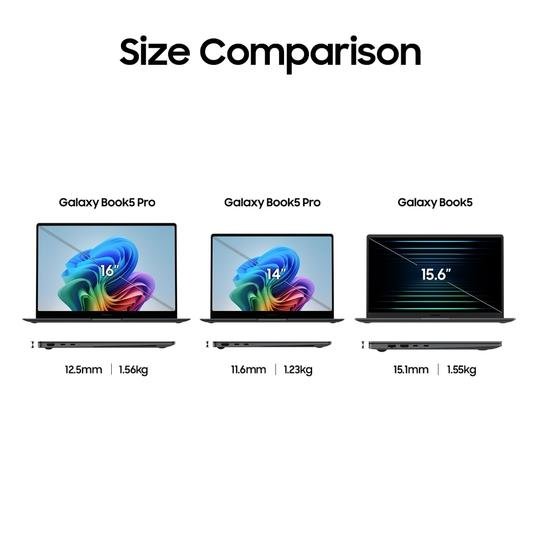 Samsung Galaxy Book5 NP750XHD-KD2IN Standard Laptop (AI enabled Intel Core Ultra 7 255U/16 GB/512 GB/Intel Graphics/Windows 11 Home/MS Office Home & Student 2024, Galaxy Ecosystem Apps/Full HD), 39.62 cm - 15.6 inch, Gray - Image 7