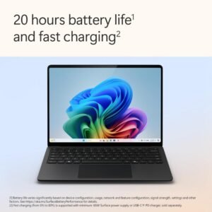 Microsoft Surface 2036 Standard Laptop (Qualcomm Snapdragon X Plus/16 GB/512 GB SSD/Qualcomm Adreno GPU/Windows 11 Home/MSOffice/PixelSense Flow Display), 35.0 cm - 13.8 inch, Graphite