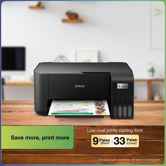 Epson L3250 Inktank Multi-function Colour Wi-Fi Printer, speed up to 10 PPM (Black) & 5 PPM (Colour) - Image 3