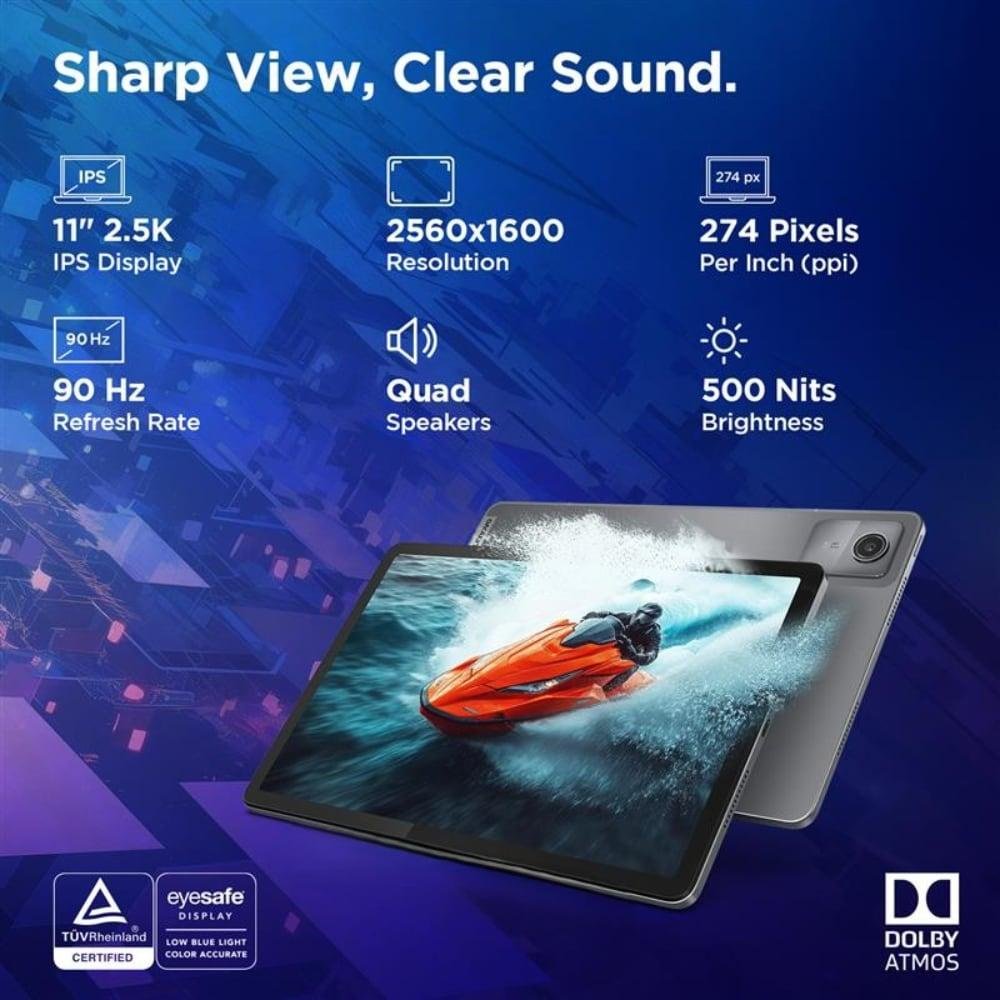 Lenovo Idea Tab 27.94 cm (11 inch) WiFi Tablet, 256 GB, 8 GB RAM, Grey, ZAFR0900IN - Image 8